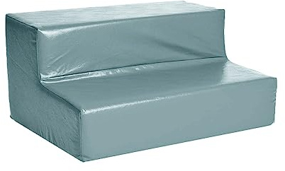 Foamnasium Toddler Step, Indoor Foam Playset, Soft Toddler and Active Kids Play Foam Step for Crawling, Climbing, Sliding and Jumping, Made in The US, Pewter