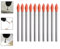BDHI 10pcs 8mm Glass Drill Bit Spear Drill Bit Set for Glass Tiles Ceramics Mirrors Porcelain and Marble(D04-10)