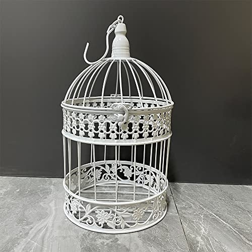 Runde Vogelkäfige, Vintage-Stil, dekorativer Eisen,Hochzeitsdekoration, Blumenkäfig, Dekoration, Requisiten,zum Aufhängen, Blumenrahmen, Dekorationen, Hochzeit, Party, Innen- und Außenbereich