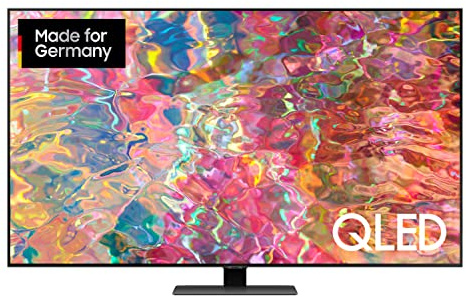 Samsung QLED 4K Q80B 75 Zoll Fernseher (GQ75Q80BATXZG, Deutsches Modell), Quantum HDR 1500, Quantum Prozessor 4K, Dolby Atmos, Smart TV [2022]
