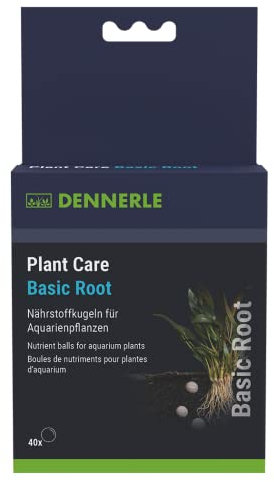 Dennerle Plant Care Basic Root, 40 Stück - Nährstoffkugeln für Aquarienpflanzen