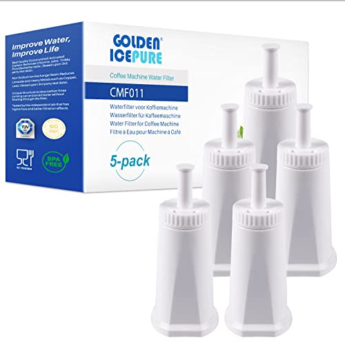 Wasserfilter Kaffeevollautomat für Sage Barista SES008/SES810/SES880/SES920/SES980/SES990/SES875/SES008/BES008, Ersatz für Sage Barista Express Pro Wasserfilter,NSF-zertifizierter,5 stück