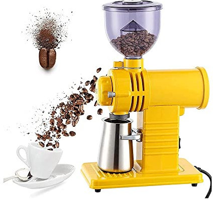 Moulin à café Burr, moulin à café électrique, broyeur à dents fantômes avec 10 réglages de mouture grossière, pour café goutte à goutte et café percolateur little surprise