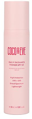 Coco & Eve Sonnenschutz-Primer LSF50 für täglich strahlende Haut. Der getönte Primer LSF50 schützt vor UVA/UVB-Sonnenstrahlen. Antioxidantien & Niacinamid für strahlende Haut mit gesundem Glow. (50ml)