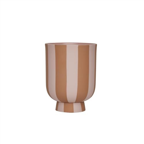 OYOY Toppu Pot - Extra Small, Caramel/Rose, Ø8 x H11 cm