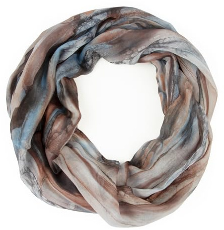 GLAMEXX24 Foulard Girocollo per Donne, Sciarpa Estiva con Sfumature, Sciarpa Circolare Leggera con Gradiente Arcobaleno