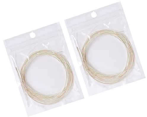 Vaguelly Nylon Gitarrensaiten Satz 1-6 für Akustikgitarre mit Metallkern Komfortables Spielgefühl und Ausgewogenes Klangvolumen für Folk und E-gitarren