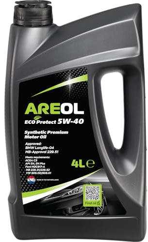 AREOL ECO Protect 5W-40 Motoröl, 4 Liter