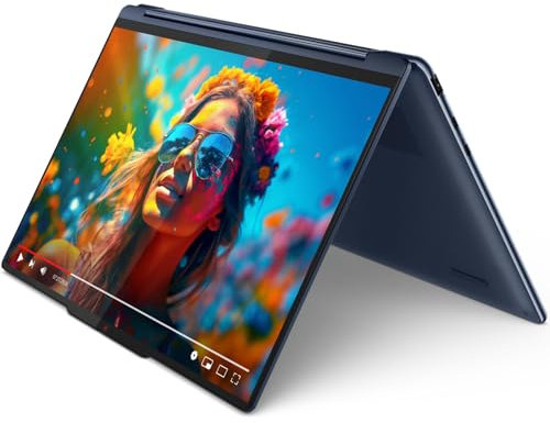 Lenovo Yoga 9 2-in-1 Convertible 14IMH9 Laptop (Intel Core Ultra 7 155H CPU | 16GB DDR5 RAM | 1TB M.2 NVMe SSD | Intel Arc Graphics | Windows 11 Home | 14 2.8K 120Hz OLED Touchscreen) - Cosmic Blue