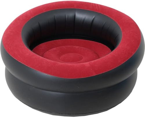 Glixoft Aufblasbares Sofa, Aufblasbarer Stuhl, Blow Up Couch Air Lazy Sofa, Beflockte Oberfläche, Aufblasbarer Loungesessel Für Wohnzimmer, Schlafzimmer, Camping, Reisen, Strand