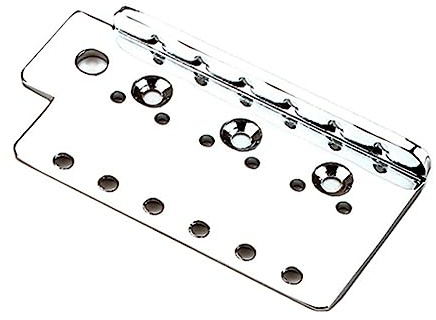 casstaly 6-Saitige Tremolo-Brückenplatte Als für Strat-E-Gitarre, Tremolo-System-Brücke