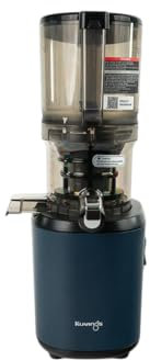 Kuvings | Extracteur de jus Mains libres AUTO6 | Découpe automatique des fruits et légumes entiers | Panier 1,7L | Nettoyage facile | Bleu marine