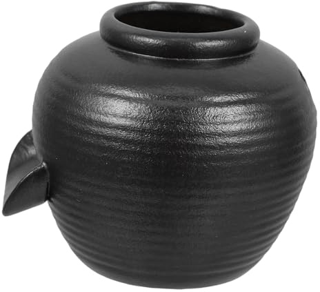 ibasenice Ceramic Indoor Waterfall Fountain for Fish Tank Miniature Garden Decor Circulating System Open-top Design for Hydroponics for Tabletop and Outdoor Settings
