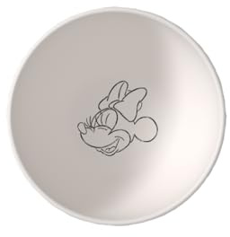 Villeroy & Boch Manufacture Rock blanc – Mickey Mouse – Müslischale, weiß, spülmaschinenfest & mikrowellensicher, Schieferoptik mit Disney Mickey Mouse Kreidedekor, Premium Porzellan