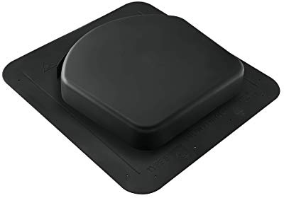 SNOWVENTCO Lower Roof Intake Vent, 50 sq. in. (Black)
