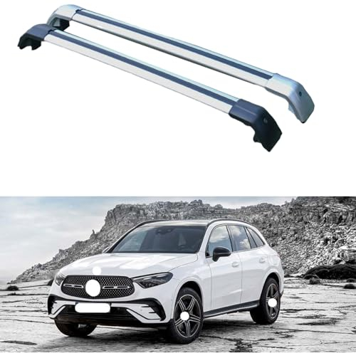 Dachträger, für 2023 Benz GLC SUV (X254) SUV Autodach Reisegepäckträger Starke Tragfähigkeit Fahrradträger, Dachboxen oder als Skihalter