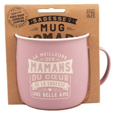 MUG NOMADE - Taza de té y café personalizada para mamá - Idea de regalo para mujer - Regalo para el Día de la Madre