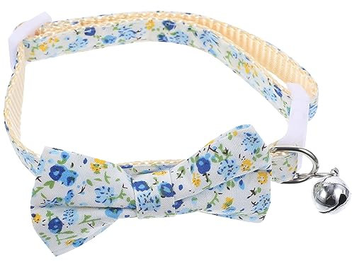 Supvox 3stücke Cute Cat Collar Mit Verstellbarem Design Glockenanhänger Und Cartoon-Muster Für Katzen Und Kleine Hunde Für Alltagskleidung Und Besondere Anlässe