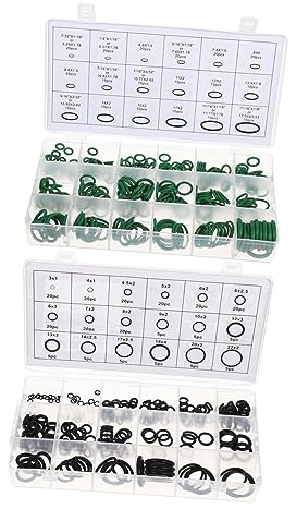 Hoement 495-teiliges Satz Gummi-dichtungen Dichtungsringe Für Auto-klimaanlagen Reparatur-o-ringe