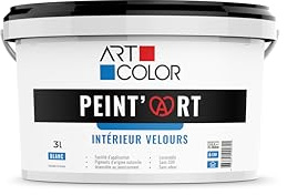 Peint'Art - Peinture intérieure velours | Blanche - 3L
