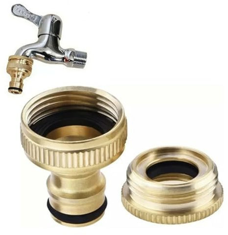 Messing Wasserhahn Wasserhahn Anschluss Mischbatterie Schlauchadapter Schnellverbinder 1/2 3/4 Kupfer Schlauchkupplung Adapter Garten Bewässerung Armaturen Werkzeug