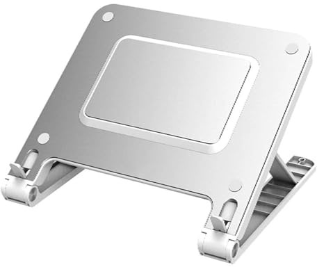 Laptopställ med Laptop Semiconductor Cooler 17 Tums Hopfällbart Stativ I Aluminiumlegering Ultra Tyst Kylning Höjdjusterbar För Laptoptillbehör Kylplatta för Datorer