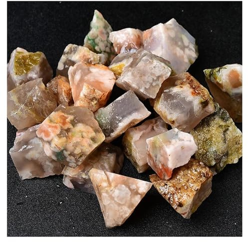 Piedra de Cristal 50 g 100 g de especímenes minerales de Piedra áspera de Cristal de ágata Natural Collar con Soporte para Piedra de Cristal(100g)