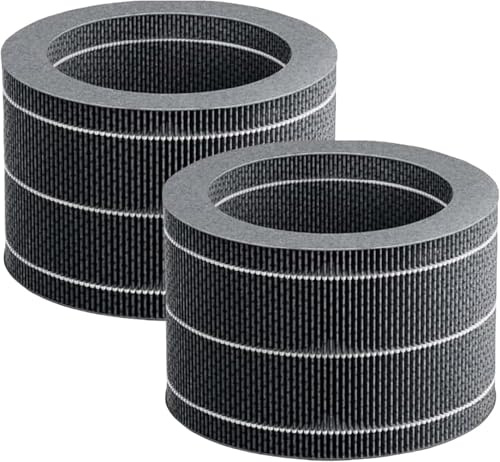 NIVMOWN 2 PACK FY3400 Compatible with Philips 3400 Series AC3420 and AC3421 2-in-1 Air Purifier and Humidifier Replacement HEPA Filter FY3401/00 Humidification Filter(AC3420/10、AC3421/13)