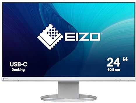 EIZO MONITOR 60.5CM (23,8) EV2480-WT 16:09 DVI+HDMI+DP+USB-C WHITE