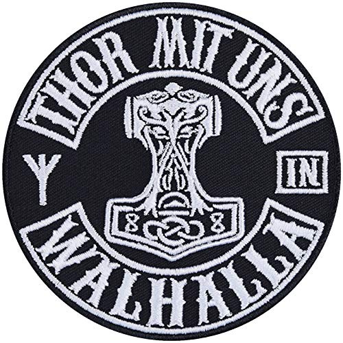 Patch Wikinger Vikingo (Thor mit uns in Walhalla/Thor con nosotros en el Valhalla - Patch)