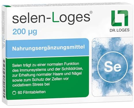 selen-Loges® 200 µg - 60 Filmtabletten - Nahrungsergänzungsmittel mit Selen