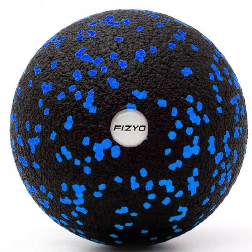 Fizyo Massageball 8 cm – Faszienball für Triggerpunktmassage & Muskelentspannung, Ideal für Rücken, Nacken, Füße, Kompakt & Effektiv, Perfekt für Physiotherapie, Pilates, Fitness, Regeneration Blau