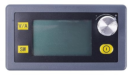 DONGKER DC Boost Buck Converter, 80W 5A einstellbar Spannungswandler, CCCV Step Up Down Power Supply Module Solarlademodul mit LCD Display und Lüfter