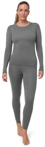 DANISH ENDURANCE Merino Unterwäsche Set Damen, 180 g/m², Grau, XL