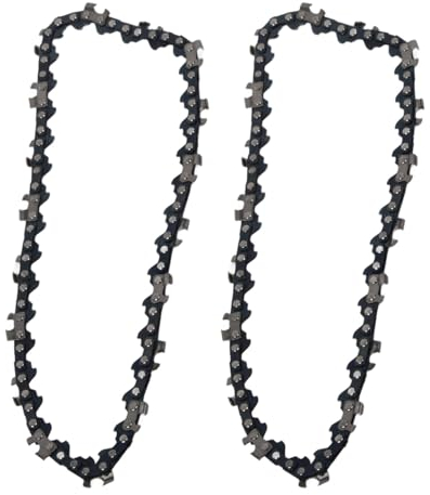 Catena per Motosega da 2 Pezzi, Accessori per motoseghe elettriche Piccole, Catena a 36 Maglie da 6 Pollici, per Mini motoseghe elettriche Portatili, per Taglio di Rami