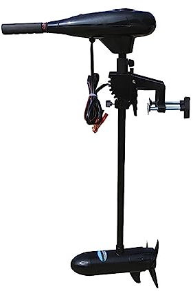 IIGEN Elektrischer Außenbordmotor, 50LBS 12V 40A elektrischer Trolling-Motor, for Schlauchboot, 480W Außenbordmotor, for Angeln, Kajak, Kanu Bootsmotor für Schlauchboote/Angelboote