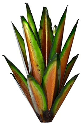 esmen Statue de Jardin Métal Agave Art Décoration Extérieure Statue Ornements décoratifs créatifs Agave Fleur Fer Art Décoration Extérieure