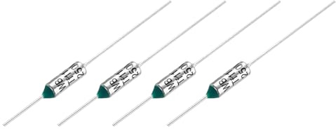 QUARKZMAN 4Pezzi Fusibile Termico a Temperatura metallo RY117 117 °C 242.6°F 15A 250V Interruttore Termico per Motore Trasformatore Elettrico Industriale Elettrodomestici