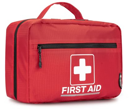 RHINO RESCUE Kit de premiers secours, maison et bureau, fournitures médicales professionnelles, idéal pour les urgences, l'école, le magasin, la voiture, le camping