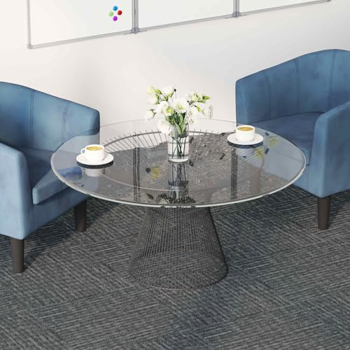 Holepyr Azulejos de alfombra gris hormigón 50 x 50 cm, 36 unidades de polipropileno y betún, suelo para interiores, moqueta con aislamiento acústico, renovación para vivienda, oficina