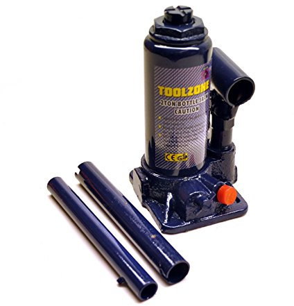 2ton Telescopic Hydraulic Bottle Jack Lifting Ram In Carry Case 2000kg Car TE426