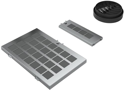 Bosch DWZ0AK0R0 Stove Hood Accessory Filter – Fireplace Accessory (Filter, Black, Silver, Carbon, 2.5 kg)