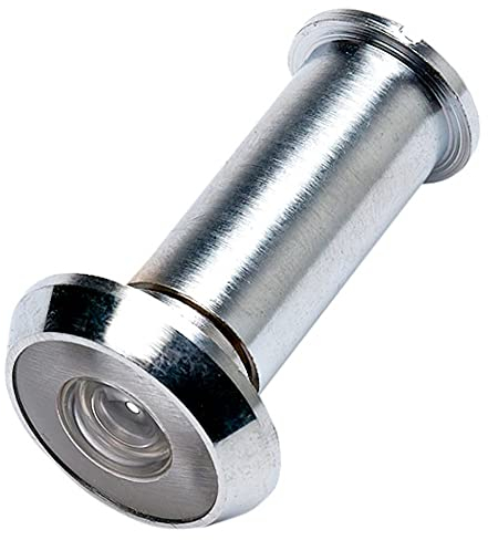Merriway BH05836 180 Degree Wide Angle Security Door Viewer - Chrome Plated