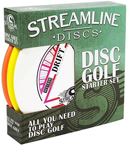 Streamline Discs Les Disques 3-Disc Disc Golf Ensemble de démarrage [Couleurs et modèles Peuvent Varier]
