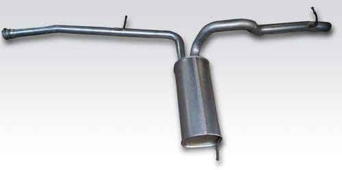 VEGAZ CS-357 Endschalldämpfer Kompatibel mit PEUGEOT 807 MPV 1730JV