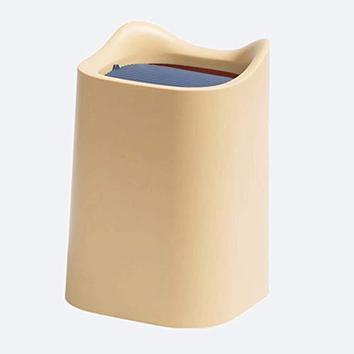 Papelera de Cocina, Mini Bote de Basura de plástico multifunción Original Lindo portátil extraíble Oficina Basura doméstica Minifalda Cesta de Basura de Escritorio (Color : Pink) (Color : White) (Yel
