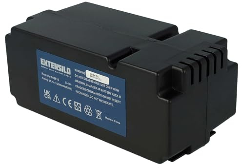 EXTENSILO batteria compatibile con Florabest FMR 600 A1 tagliaerba, robot tagliaerba (2500mAh, 25,2V, Li-Ion)