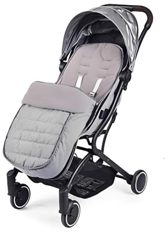 ITODA Universal Baby Stroller Sleeping Bag Pushchair Footmuff Bunting Bag Stroller Liner Buggy Padded Waterproof Windproof Cold-Proof Detachable Pram Foot Cover