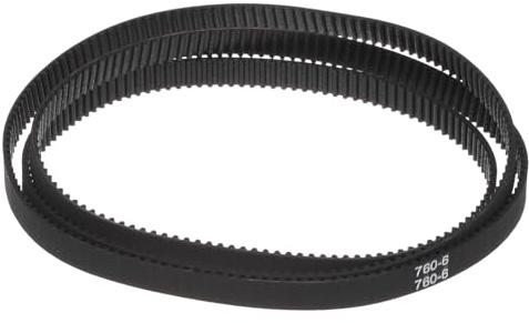 QUARKZMAN 2Stk 2GT Gummi Zahnriemen Gürtel Geschlossene Schleife Gummibänder 760-2GT-6 6mm Breite x 760mm Länge 3D Drucker Zahnriemen Gummizahnriemen Keilriemen Antriebsriemen