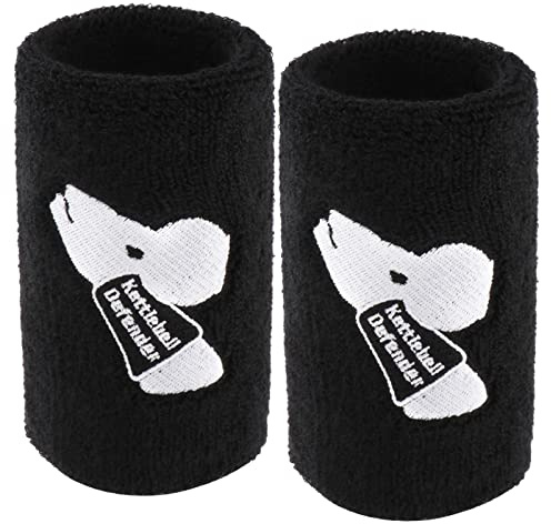 SGerste Kettlebell handledsskydd elastiskt armband ger stöd underarmsskydd wrap handledsstöd gym träning för män kvinnor undvika skador 2 st